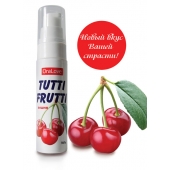Гель-смазка Tutti-frutti с вишнёвым вкусом - 30 гр. - Биоритм - купить с доставкой в Томске