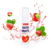 Гель-смазка Tutti-frutti с земляничным вкусом - 30 гр. - Биоритм - купить с доставкой в Томске