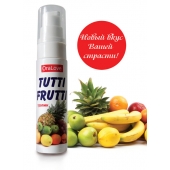 Гель-смазка Tutti-frutti со вкусом тропических фруктов - 30 гр. - Биоритм - купить с доставкой в Томске