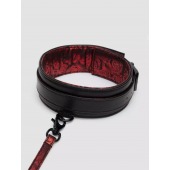 Стильный ошейник с поводком Reversible Faux Leather Collar and Lead - Fifty Shades of Grey - купить с доставкой в Томске