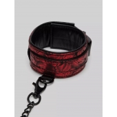 Красно-черные оковы Reversible Faux Leather Ankle Cuffs - Fifty Shades of Grey - купить с доставкой в Томске