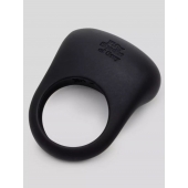 Черное эрекционное виброкольцо Sensation Rechargeable Vibrating Love Ring - Fifty Shades of Grey - в Томске купить с доставкой