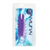 Закрытая фиолетовая насадка с пупырышками SAMURAI PENIS SLEEVE PURPLE - 14,5 см. - NMC - в Томске купить с доставкой