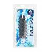 Дымчатая стимулирующая насадка с закрытой головкой SAMURAI PENIS SLEEVE BLACK - 14,5 см. - NMC - в Томске купить с доставкой