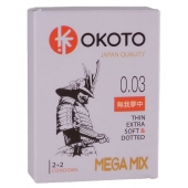 Набор из 4 презервативов OKOTO MegaMIX - Sitabella - купить с доставкой в Томске