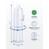 Презервативы MY.SIZE размер 47 - 3 шт. - My.Size - купить с доставкой в Томске
