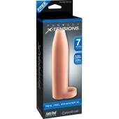 Телесная насадка Real Feel Enhancer XL - 17 см. - Pipedream - в Томске купить с доставкой