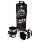 Серо-черные наручники Totally His - Fifty Shades of Grey - купить с доставкой в Томске