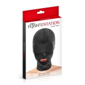 Сплошная маска на голову с прорезью для рта - Fetish Tentation - купить с доставкой в Томске