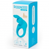 Голубое эрекционное виброкольцо Happy Rabbit Rechargeable Rabbit Cock Ring - Happy Rabbit - в Томске купить с доставкой