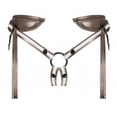 Бронзовый пояс для насадок Desirous Harness - Strap-on-me - купить с доставкой в Томске