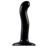 Черный фаллоимитатор-насадка Strap-On-Me P G spot Dildo size S - 16,4 см. - Strap-on-me - купить с доставкой в Томске