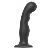 Черная насадка Strap-On-Me Dildo Plug P G size XXL - Strap-on-me - купить с доставкой в Томске