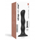 Черная насадка Strap-On-Me Dildo Geisha Balls size M - Strap-on-me купить в Томске с доставкой в Orgasmix.ru Черная насадка Strap-On-Me Dildo Geisha Balls size M - Strap-on-me - купить с доставкой в Томске