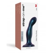 Темно-синяя насадка Strap-On-Me Dildo Plug Snaky size M - Strap-on-me - купить с доставкой в Томске