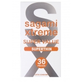 Ультратонкие презервативы Sagami Xtreme Superthin - 36 шт. - Sagami - купить с доставкой в Томске