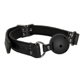 Черный кляп-шарик BALL GAG DIAMOND - Dream Toys - купить с доставкой в Томске