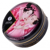Массажная свеча Rose Petals с ароматом розы - 30 мл. - Shunga - купить с доставкой в Томске