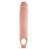 Телесная насадка на пенис 11.5 Inch Cock Sheath Penis Extender - 29,2 см. - Blush Novelties - в Томске купить с доставкой