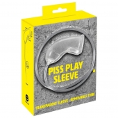 Прозрачная насадка на пенис Piss Play Sleeve для игр с мочеиспусканием - Orion - купить с доставкой в Томске