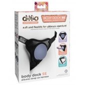 Черные трусики для страпона Body Dock SE на регулируемых ремнях - Pipedream - купить с доставкой в Томске