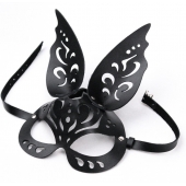 Черная ажурная маска  Зайка  с ушками - Crazy Handmade - купить с доставкой в Томске Черная ажурная маска  Зайка  с ушками - Crazy Handmade - купить с доставкой в Томске