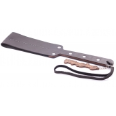 Гладкий мягкий удлиненный пэддл с заклепками - 32 см. - Crazy Handmade - купить с доставкой в Томске Гладкий мягкий удлиненный пэддл с заклепками - 32 см. - Crazy Handmade - купить с доставкой в Томске