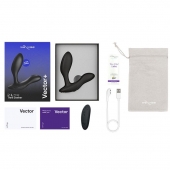 Черный анальный вибратор We-Vibe Vector+ - We-vibe - в Томске купить с доставкой
