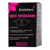 Капсулы для женщин Erotichard sex woman - 20 капсул (0,370 гр.) - Erotic Hard - купить с доставкой в Томске
