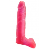 Розовая насадка-фаллос для трусиков Harness - 16,5 см. - LOVETOY (А-Полимер) - купить с доставкой в Томске