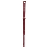 Бордовый ремень Halo Waist Belt - размер L-XL - Shots Media BV - купить с доставкой в Томске