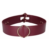 Бордовый ремень Halo Waist Belt - размер L-XL - Shots Media BV - купить с доставкой в Томске