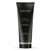 Массажный легкий крем WICKED Sage plus Sea Salt - 120 мл. - Wicked - купить с доставкой в Томске