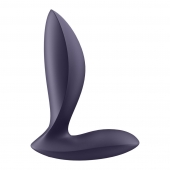 Фиолетовый анальный вибростимулятор Power Plug - Satisfyer - в Томске купить с доставкой