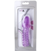 Фиолетовая насадка, удлиняющая половой член - 13,5 см. - Toyfa Basic - в Томске купить с доставкой