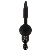 Черный уретральный вибростимулятор Vibrating Penis Plug - Orion - купить с доставкой в Томске