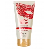 Интимный гель на водной основе Lube Tube Hot с разогревающим эффектом - 150 мл. - ORGIE - купить с доставкой в Томске