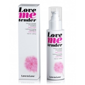 Съедобное согревающее массажное масло Love Me Tender Cotton Candy с ароматом сладкой ваты - 100 мл. - Love to Love - купить с доставкой в Томске
