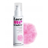 Съедобное согревающее массажное масло Love Me Tender Cotton Candy с ароматом сладкой ваты - 100 мл. - Love to Love - купить с доставкой в Томске