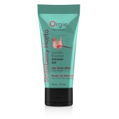 Съедобный интимный гель Orgie Lube Tube Cocktail Strawberry Mojito - 50 мл. - ORGIE - купить с доставкой в Томске