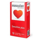 Презервативы Masculan Sensitive plus - 10 шт. - Masculan - купить с доставкой в Томске