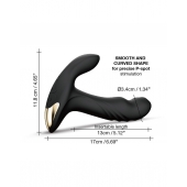 Черный вибромассажер простаты Multi P-Joy с 3 моторами - Dorcel - в Томске купить с доставкой