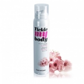 Массажная хрустящая пенка Tickle My Body Cherry Blossom с ароматом вишневого цвета - 150 мл. - Love to Love - купить с доставкой в Томске