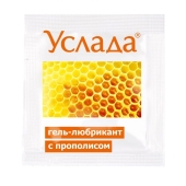 Гель-лубрикант «Услада с прополисом» - 3 гр. - Биоритм - купить с доставкой в Томске