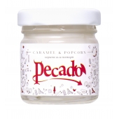 Массажная свеча Caramel   Popcorn - 35 мл. - Pecado - купить с доставкой в Томске
