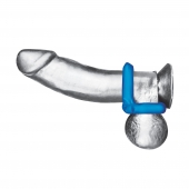 Комплект из 2 эрекционных колец-восьмерок 2-Pack Duo Cock And Ball Stamina Enhancement Ring - BlueLine - в Томске купить с доставкой