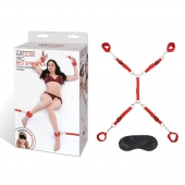 Красная фиксация на матрас Classic Bedspreader - Lux Fetish - купить с доставкой в Томске