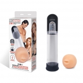 Автоматическая вакуумная помпа-мастурбатор Blowjob Auto Sucker Penis Enlarger Pump - Lux Fetish - в Томске купить с доставкой