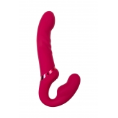 Малиновый безремневой страпон Lapis - 23 см. - Lovense - купить с доставкой в Томске