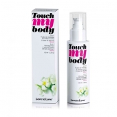 Силиконовый лубрикант 2-в-1 Touch My Body с ароматом моной - 100 мл. - Love to Love - купить с доставкой в Томске